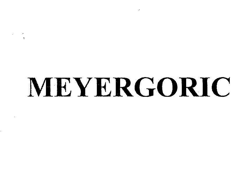 Mẫu nhãn hiệu MEYERGORIC