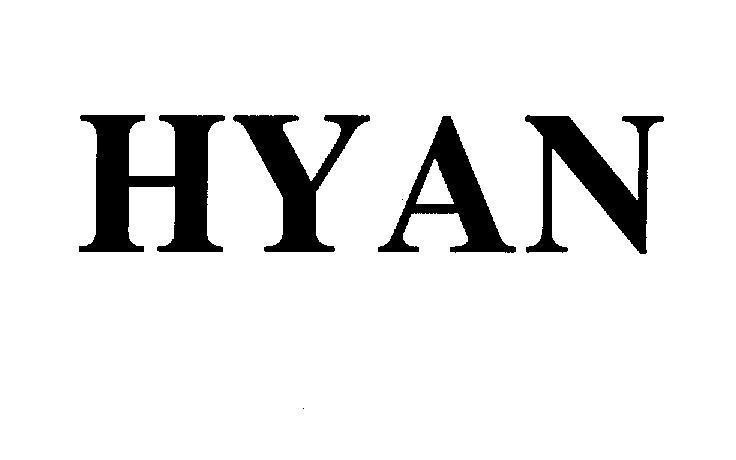 Mẫu nhãn hiệu HYAN
