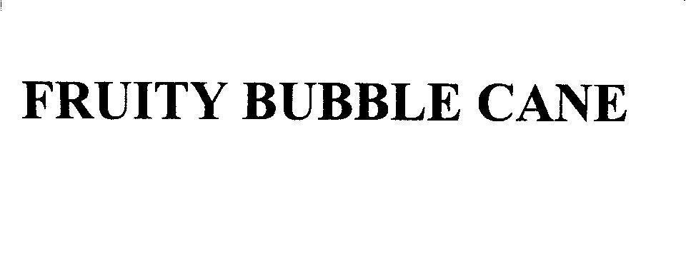 Mẫu nhãn hiệu FRUITY BUBBLE CANE