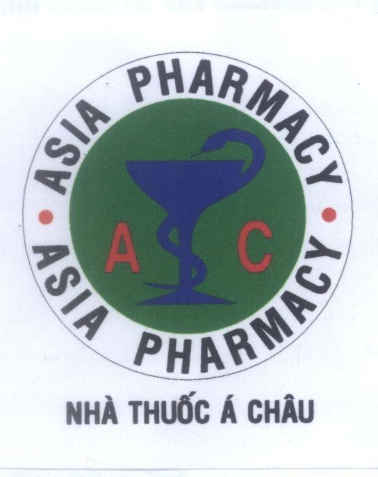 Mẫu nhãn hiệu Nhà thuốc á châu ASIA PHARMACY A C