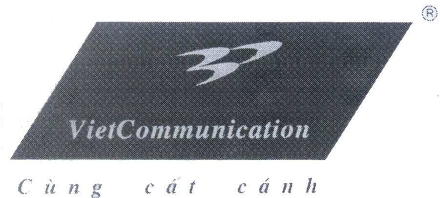 Mẫu nhãn hiệu VIETCOMMUNICATION Cùng cất cánh