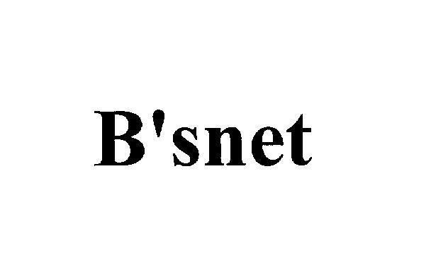 Mẫu nhãn hiệu B'SNET B snet