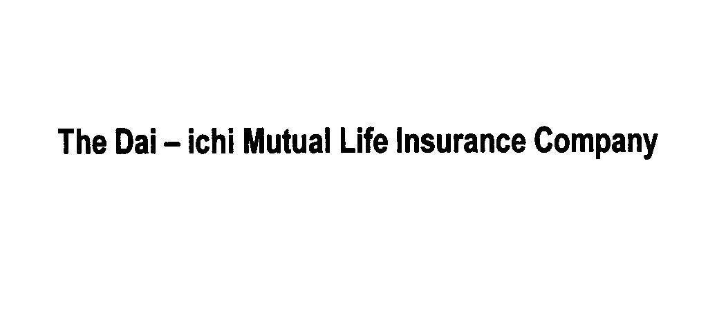 Mẫu nhãn hiệu The Dai - ichi Mutual Life Insurance Company