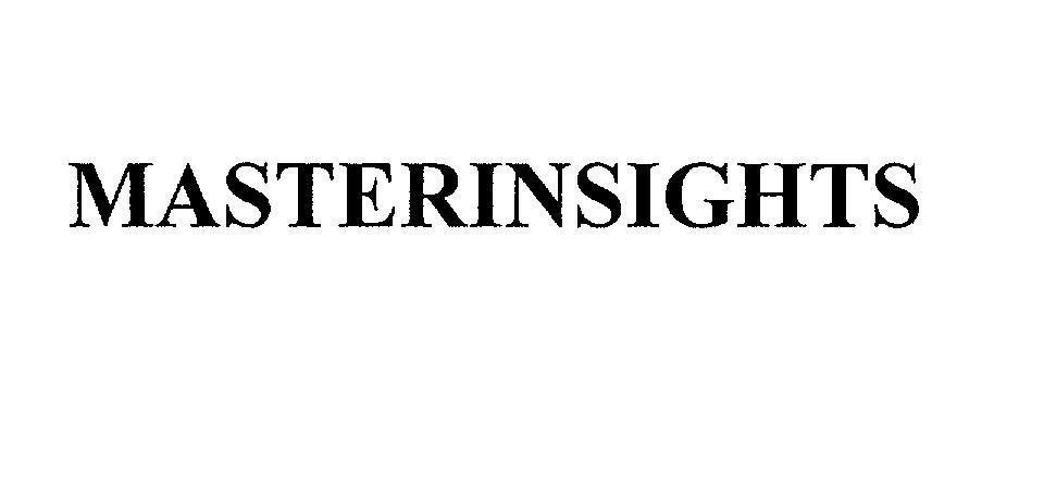 Mẫu nhãn hiệu MASTERINSIGHTS