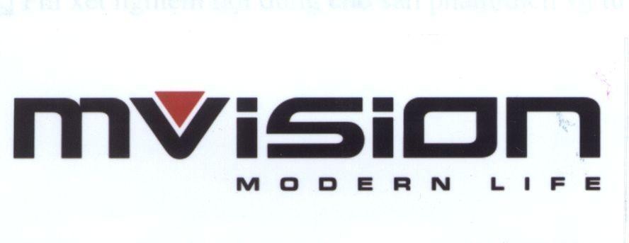 Mẫu nhãn hiệu MVISION MODERN LIFE