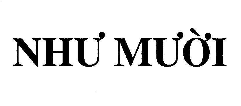 Mẫu nhãn hiệu Như Mười