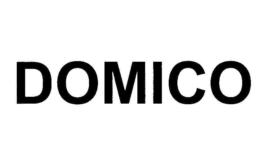 Mẫu nhãn hiệu DOMICO