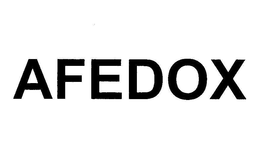 Mẫu nhãn hiệu AFEDOX