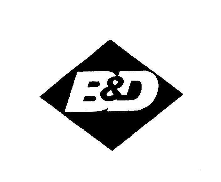 Mẫu nhãn hiệu B&D BD