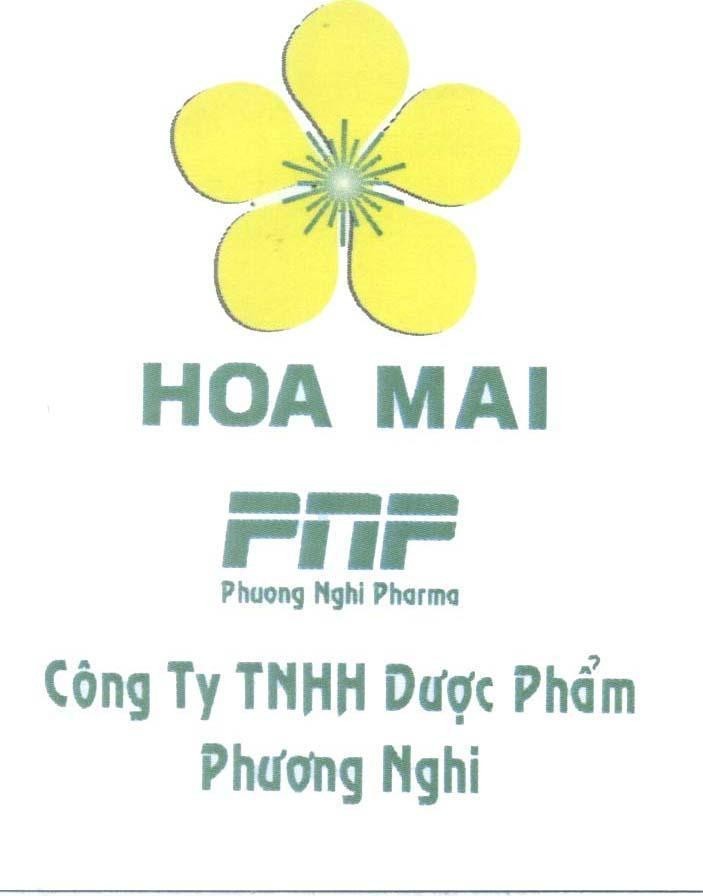 Mẫu nhãn hiệu HOA MAI PNP Phuong Nghi Pharma Công Ty TNHH Dược Phẩm Phương Nghi