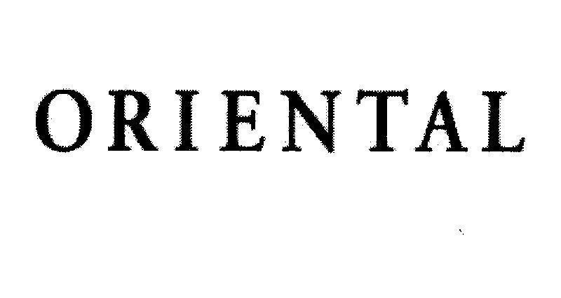 Mẫu nhãn hiệu ORIENTAL