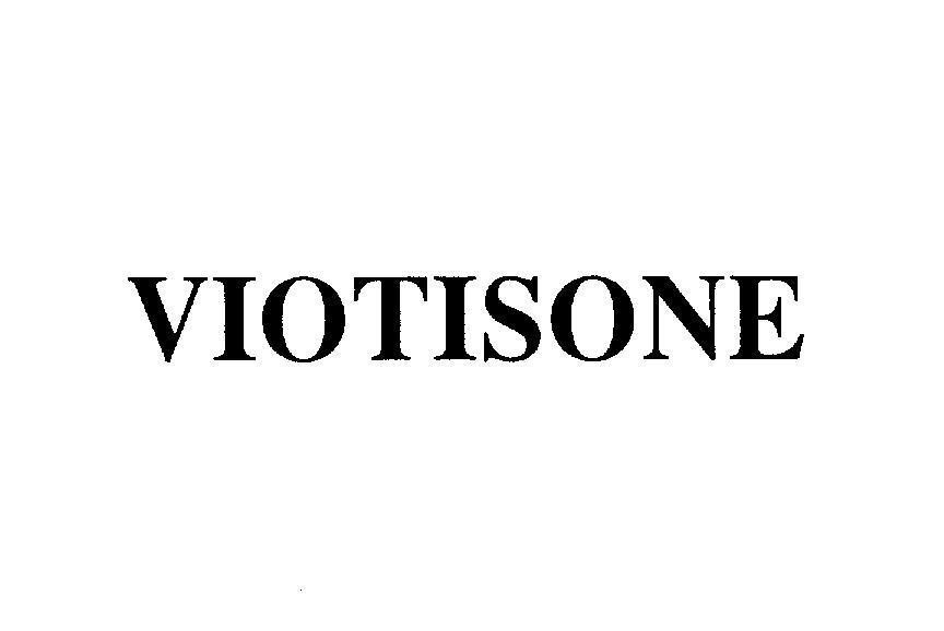 Mẫu nhãn hiệu VIOTISONE
