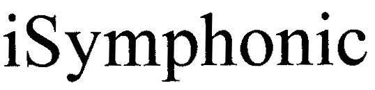 Mẫu nhãn hiệu ISYMPHONIC