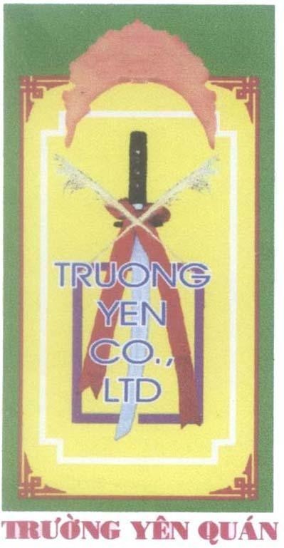 Mẫu nhãn hiệu Trường Yên Quán TRUONG YEN CO LTD