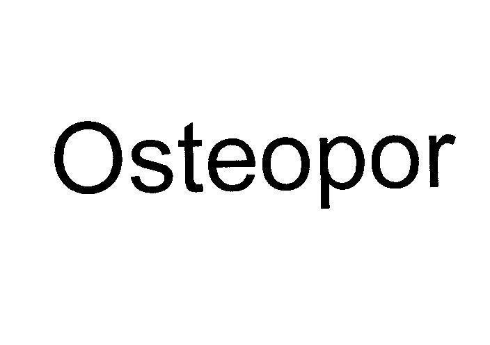 Mẫu nhãn hiệu OSTEOPOR