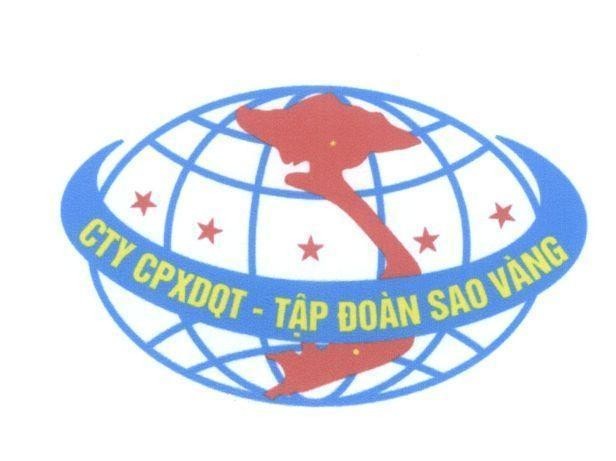 Mẫu nhãn hiệu CTY CPXDQT - Tập đoàn Sao Vàng