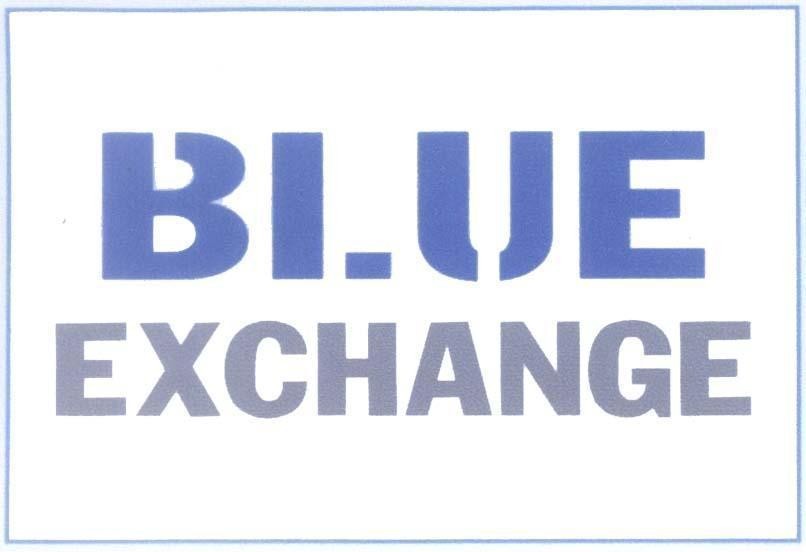Mẫu nhãn hiệu BLUE EXCHANGE