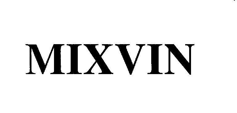 Mẫu nhãn hiệu MIXVIN