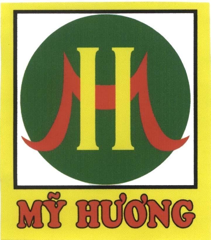 Mẫu nhãn hiệu M H MH Mỹ Hương