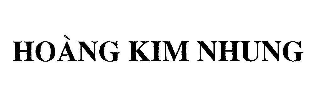 Mẫu nhãn hiệu Hoàng Kim Nhung