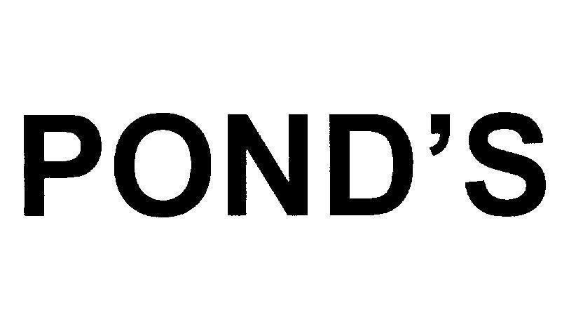 Mẫu nhãn hiệu POND'S