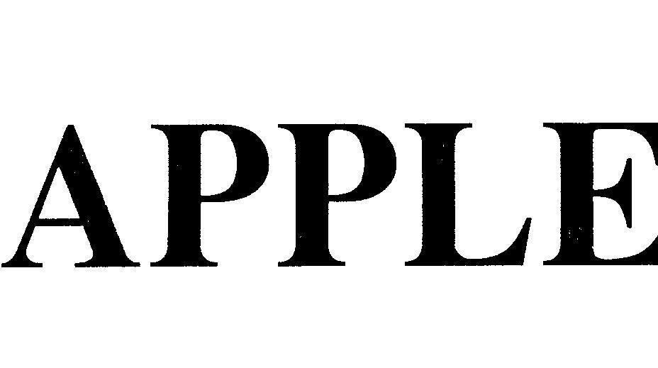 Mẫu nhãn hiệu APPLE