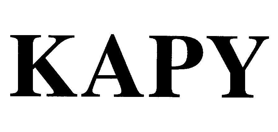 Mẫu nhãn hiệu KAPY