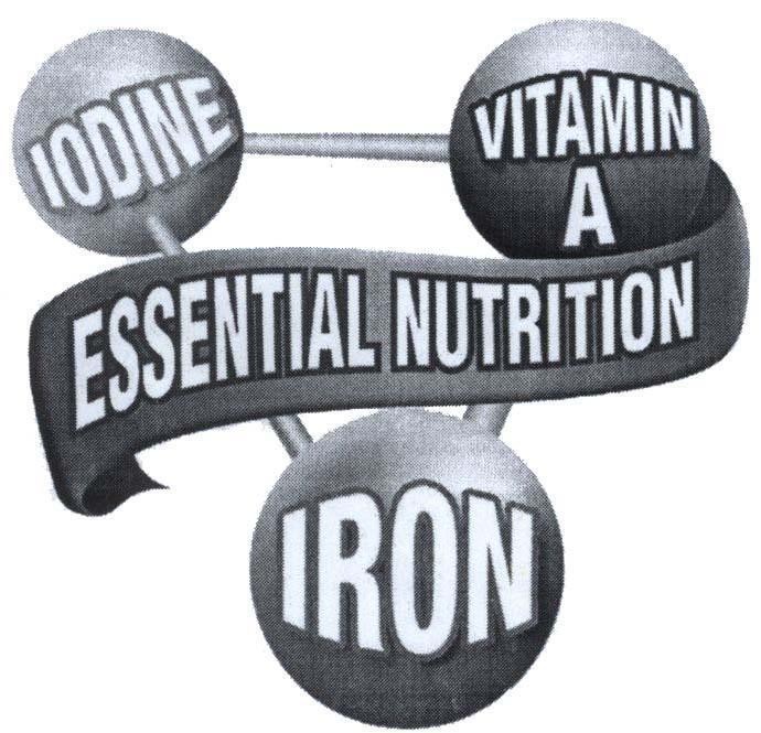 Mẫu nhãn hiệu IODINE VITAMIN A ESSENTIAL NUTRITION IRON