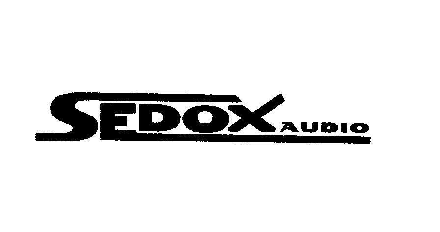 Mẫu nhãn hiệu SEDOX AUDIO