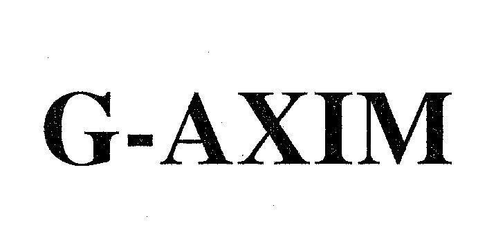 Mẫu nhãn hiệu G-AXIM