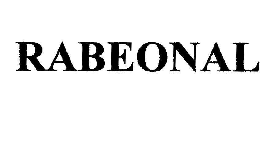 Mẫu nhãn hiệu RABEONAL