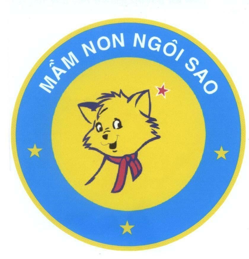Mẫu nhãn hiệu Mầm non Ngôi Sao