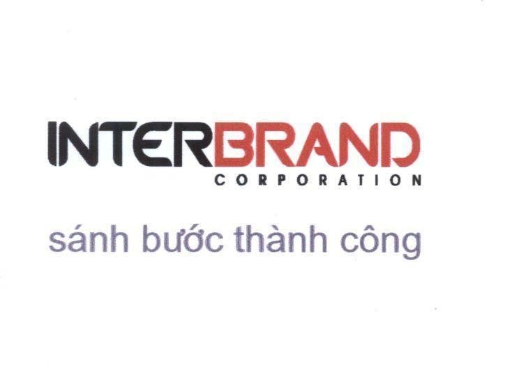 Mẫu nhãn hiệu INTERBRAND CORPORATION sánh bước thành công