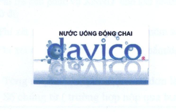 Mẫu nhãn hiệu DAVICO Nước uống đóng chai