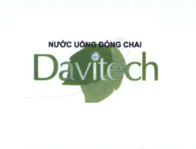 Mẫu nhãn hiệu DAVITECH nước uống đóng chai