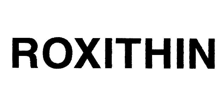 Mẫu nhãn hiệu ROXITHIN