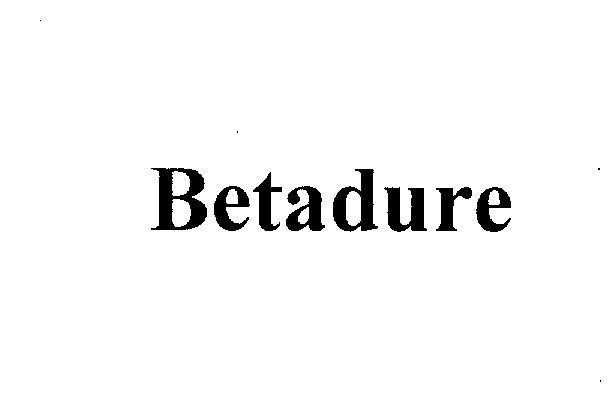 Mẫu nhãn hiệu BETADURE