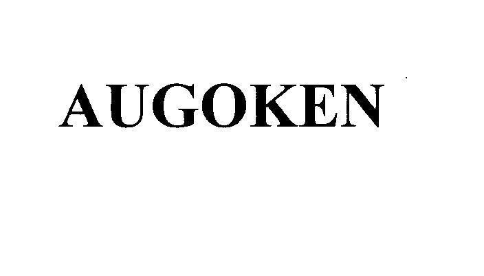 Mẫu nhãn hiệu AUGOKEN