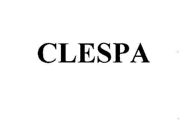 Mẫu nhãn hiệu CLESPA