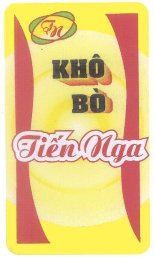 Mẫu nhãn hiệu T N Khô Bò Tiến Nga