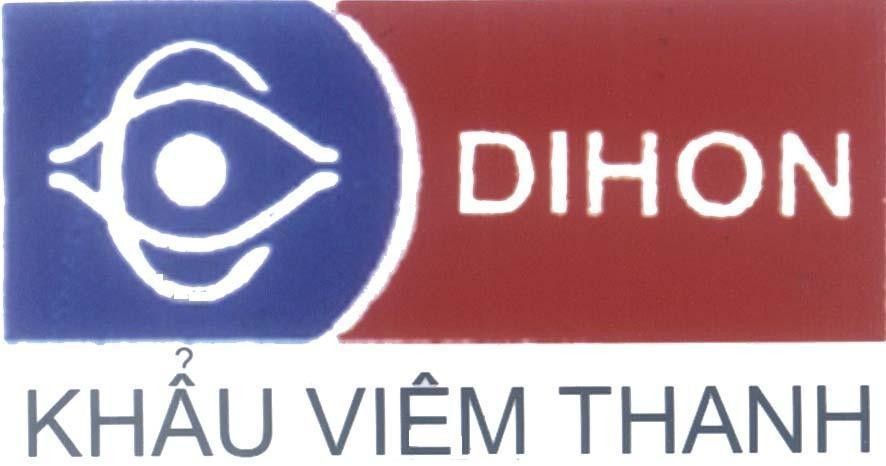 Mẫu nhãn hiệu DIHON Khẩu viêm thanh