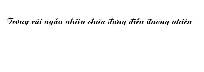 Mẫu nhãn hiệu Trong cái ngẫu nhiên chứa đựng điều đương nhiên