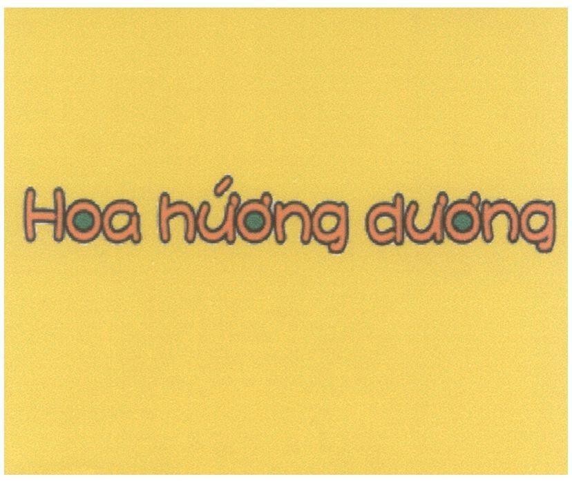 Mẫu nhãn hiệu Hoa hướng dương
