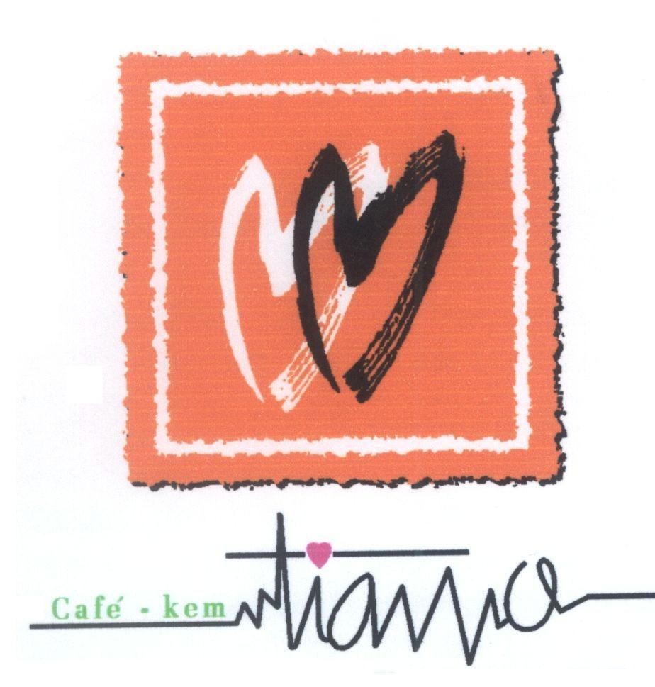 Mẫu nhãn hiệu Café - kem tiamo
