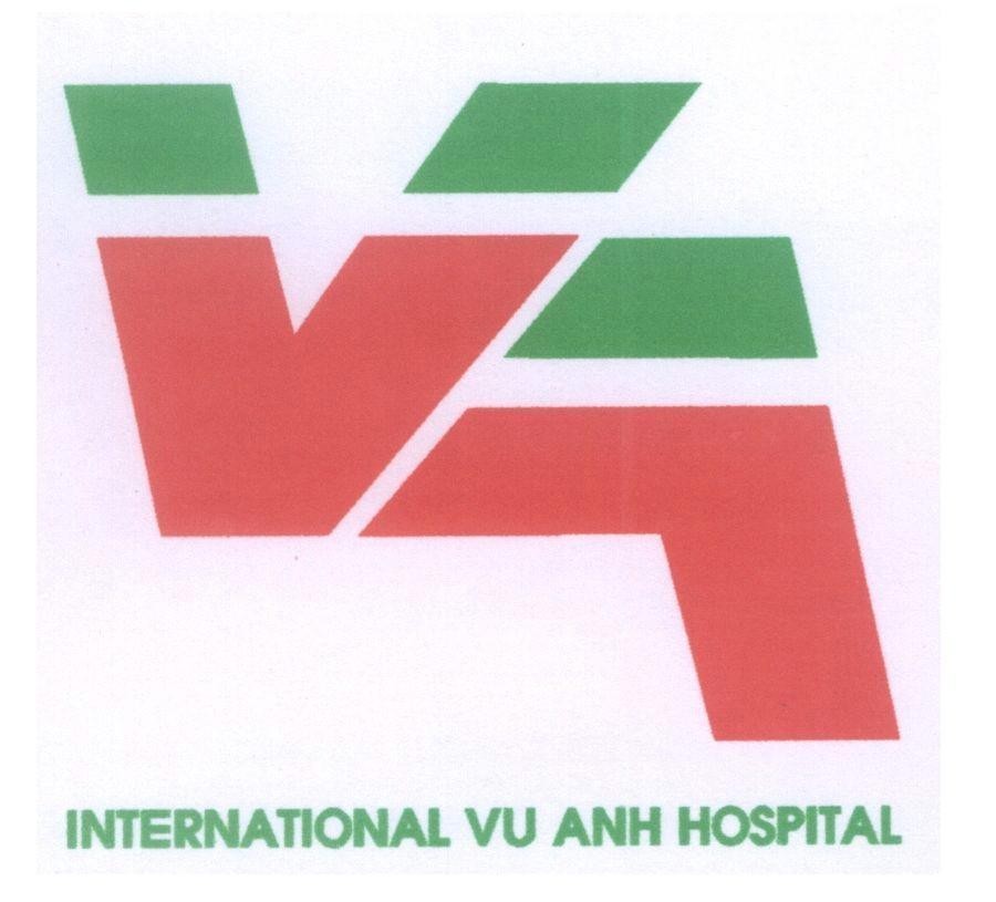 Mẫu nhãn hiệu V A INTERNATIONAL VU ANH HOSPITAL