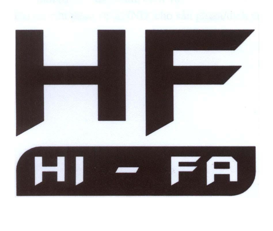 Mẫu nhãn hiệu HF HI - FA
