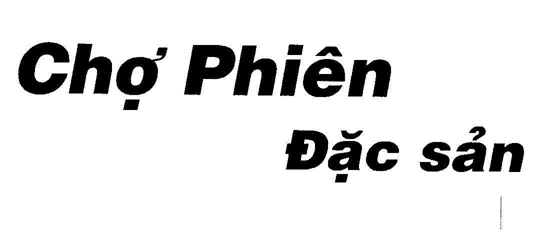 Mẫu nhãn hiệu Chợ phiên đặc sản
