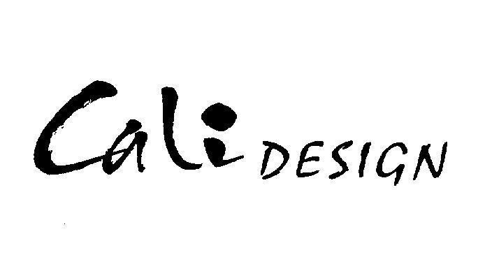 Mẫu nhãn hiệu CALI DESIGN