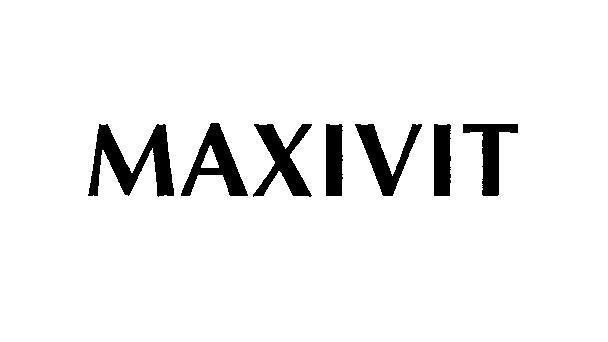 Mẫu nhãn hiệu MAXIVIT