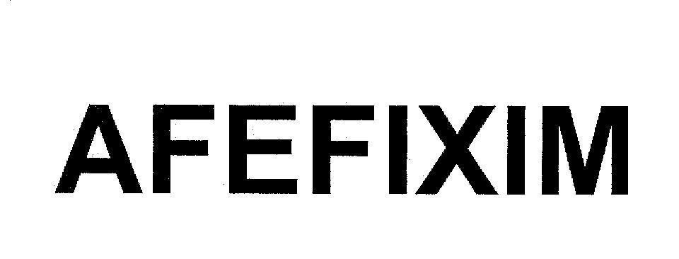 Mẫu nhãn hiệu AFEFIXIM
